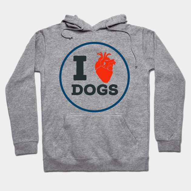 I Heart Dogs (black) Hoodie by EMP